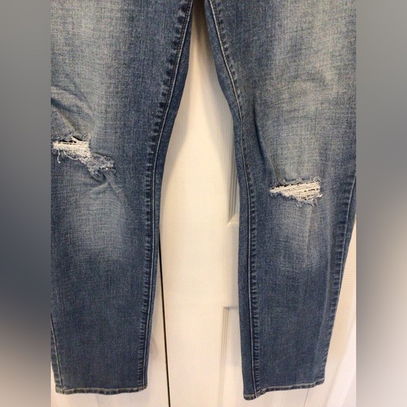 Old Navy Womens Medium Wash Distressed Mid Rise Flirt Skinny Jeans Size 10 - Picture 2 of 7